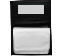 Bonded leather credit card holder